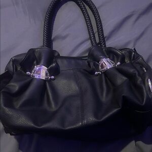 Cato Black purse with silver embellishments